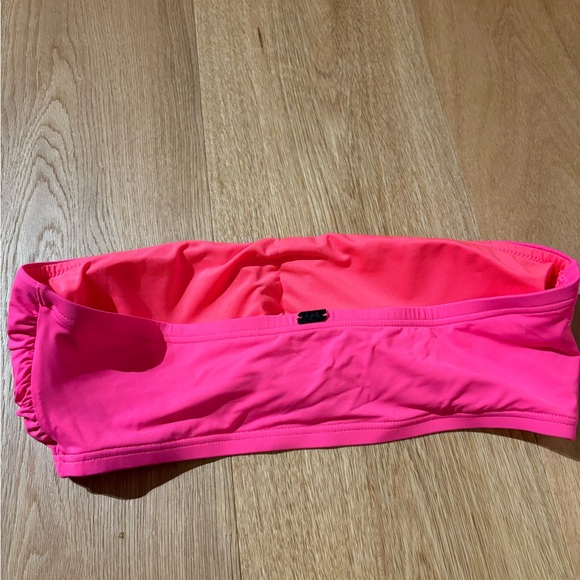 Bikini Village Pink Bandeau Bikini Top - Picture 2 of 2